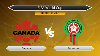 FIFA World Cup - Canada vs Morocco
