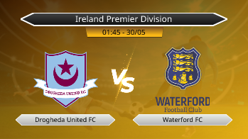 Ireland Premier Division Drogheda United FC VS Waterford FC